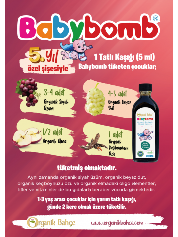 Organik Babybomb Bebek Şurubu