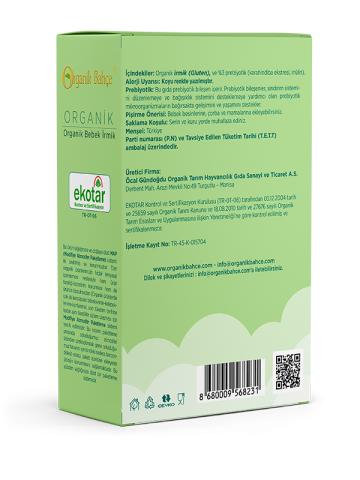 Organik Bebek İrmik 250 gr