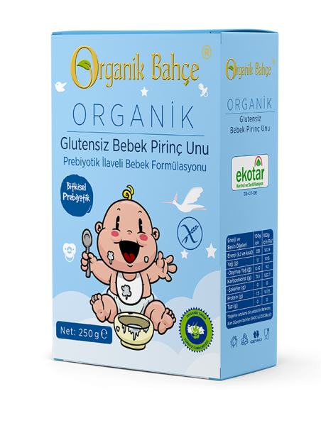 Organik Glutensiz Bebek Pirinç Unu 250 gr