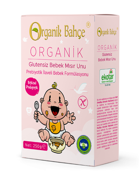 Organik Glutensiz Bebek Mısır Unu 250 gr
